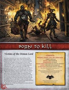 Born to Kill: Victims of the Demon Lord