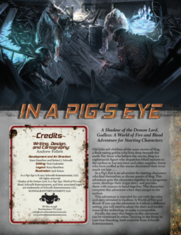 In a Pig's Eye: An Adventure for Godless