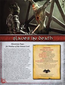 Slaves in Death: Monstrous Pages