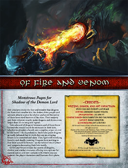Of Fire and Venom: Monstrous Pages