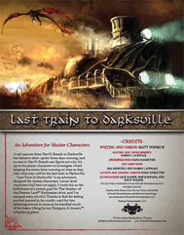 Last Train to Darksville: An Adventure for Master Characters
