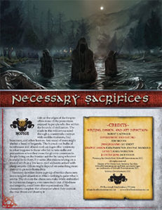Necessary Sacrifices: A Novice Adventure for Shadow of the Demon Lord RPG