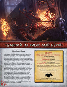 Trapped in Flesh and Bone | Monstrous Pages | Shadow of the Demon Lord RPG