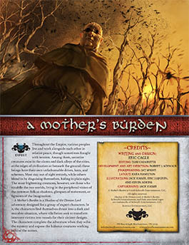 Mother's Burden: Expert Adventure for Shadow of the Demon Lord