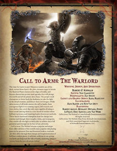 Call to Arms: The Warlock -- 5th Edition D&D Supplement