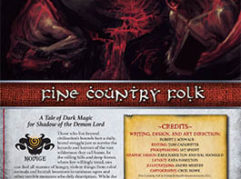 Fine Country Folk: A Novice Adventure for Shadow of the Demon Lord RPG