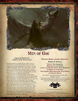 Men of Gog: Legacy of Shadow for Shadow of the Demon Lord RPG