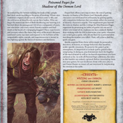 Frayed Ends | Poisoned Pages | Shadow of the Demon Lord RPG