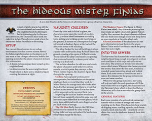 Hideous Mister Finias | A Novice Adventure for Shadow of the Demon Lord RPG