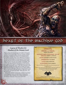 Heart of the Machine God | Legacy of Shadow | Shadow of the Demon Lord RPG