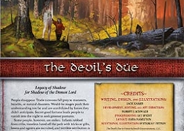 Devil's Due | Legacy of Shadow for Shadow of the Demon Lord RPG