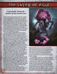 Layer of Eggs: Unspeakable Things for Shadow of the Demon Lord RPG