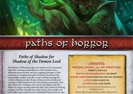 Paths of Horror | Paths of Shadow for Shadow of the Demon Lord