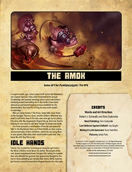 The Amok for Punkapocalyptic RPG