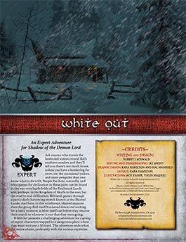 White Out: An Expert Adventure for Shadow of the Demon Lord