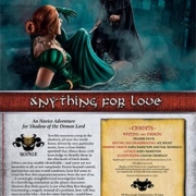 Anything for Love | A Novice Adventure for Shadow of the Demon Lord RPG