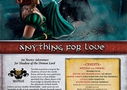 Anything for Love | A Novice Adventure for Shadow of the Demon Lord RPG
