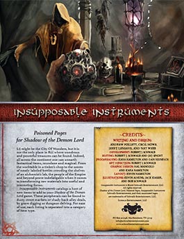 Insupposable Instruments: Poisoned Pages