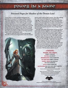 Power in a Name: Poisoned Pages