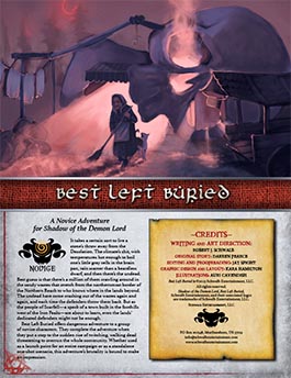 Best Left Buried: An Adventure for Novice Characters