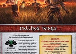 Falling Tears: Starting Adventure for Return of the Witch King Campaign