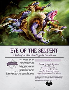 Eye of the Serpent: A Weird Wizard Adventure for Expert Characters