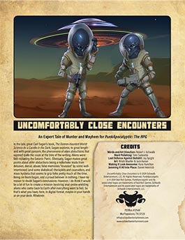Uncomfortably Close Encounters: An Expert Tale of Murder and Mayhem for PunkApocalyptic: The RPG