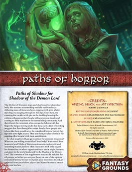 SHADOW OF THE DEMON LORD MASTER PATHS OF SHADOW BUNDLE | Fantasy Grounds