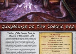 Guardians of the Cosmic Egg for Shadow of the Demon Lord RPG