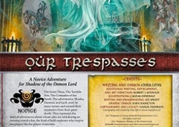 Our Trespasses: A Novice Adventure for Shadow of the Demon Lord