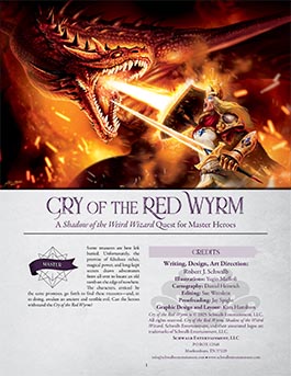 Cry of the Red Wyrm | A Master Adventure for Shadow of the Weird Wizard