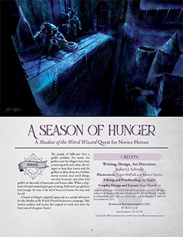 Season of Hunger | A Novice Adventure for Weird Wizard