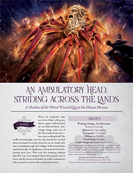 Ambulatory Head Striding Across the Plains | A Master Quest