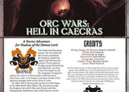 Orc Wars: Hell in Caecras | A Blackstar Supplement and Novice Adventure