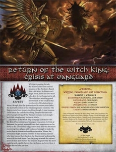 Return of the Witch King: Crisis at Vanguard | An Expert Adventure for Shadow of the Demon Lord